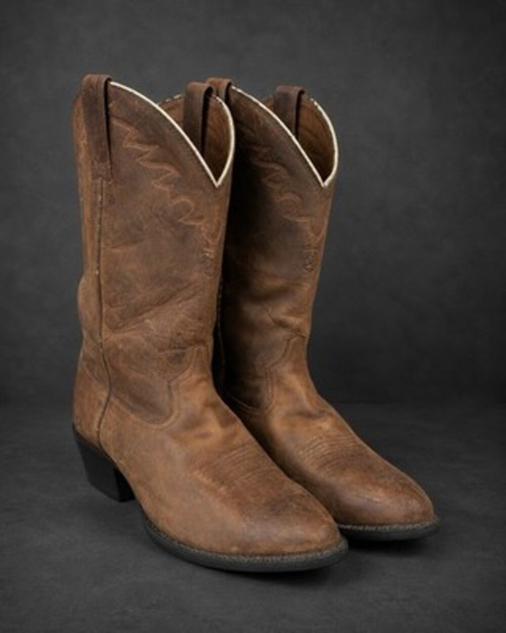 Ariat Cowboy Boots Men’s 11.5D Brown Leather Western Boots Style 34625